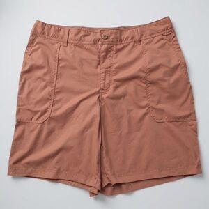 REI CO-OP Women's 20W Sahara Bermuda Hiking‎ Shorts Mauve Shadow Outdoor Pockets